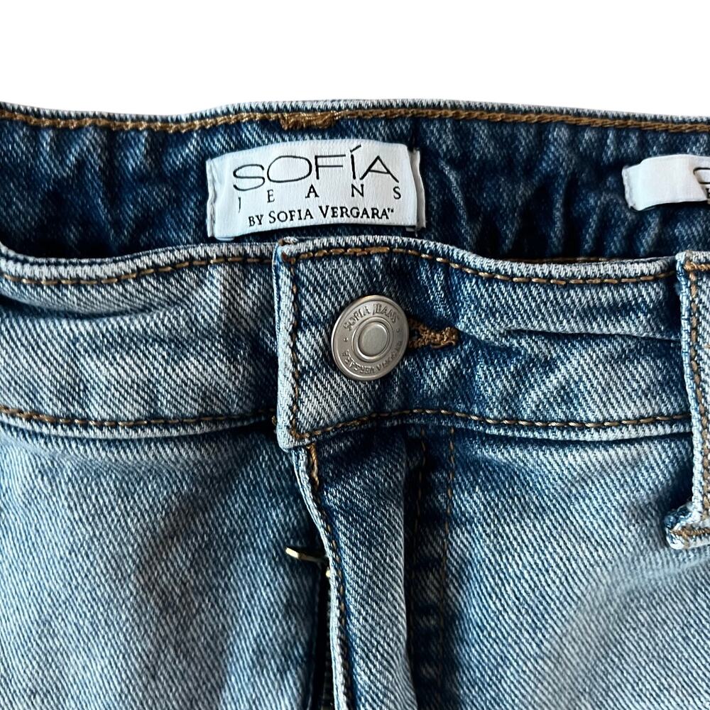 Sofia Jeans by Sofia Vergara Shorts, Raw Edge, Light Wash | 10 - Picture 2 of 4